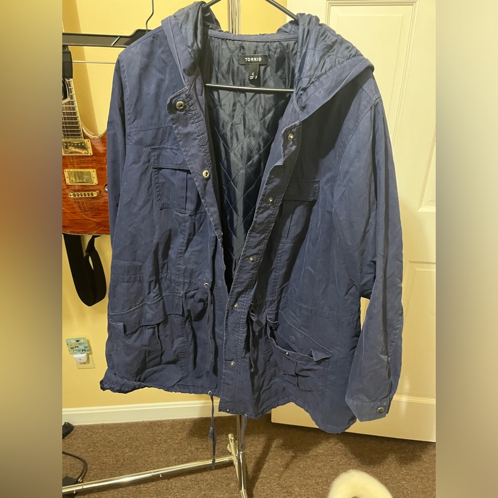 Torrid Hooded Utility Jacket